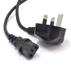 Power Cord UK Plug to IEC Cable (Cavitation & Hydro Facial Beauty Machines) C13 1m/1.5m/1.8m/2m/3m Lot